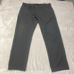 Unbound Merino Wool Travel Pants Relaxed Fit Gray Men's 36x32 (Fits 38x31)‎ V600